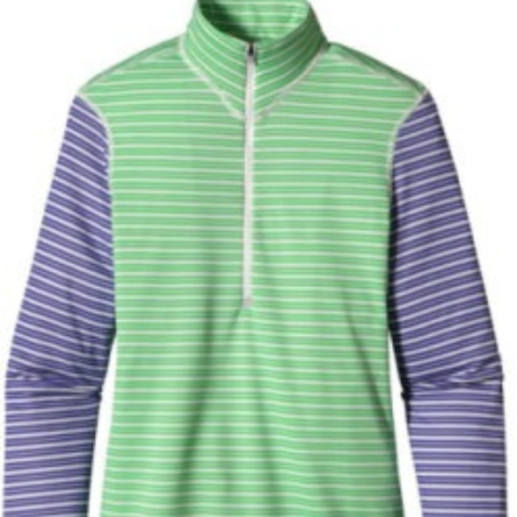 Patagonia Tops - Patagonia 1/4 Zip Capilene stripe Base Layer XS